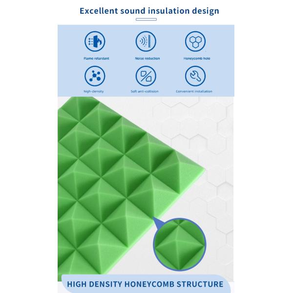 Office Building Soundproofing Solution Modern Design Music Studio Foam