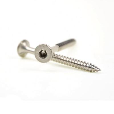 Allen Hex Recess Socket Flat Bugle Head Batten Decking Screws Nibs 304 Stainless Type-17