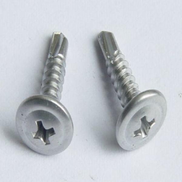 4.2mm 30mm acier ASTM 193 vis de forage à tête ronde Dacromet HDG GEOMET DIN7504