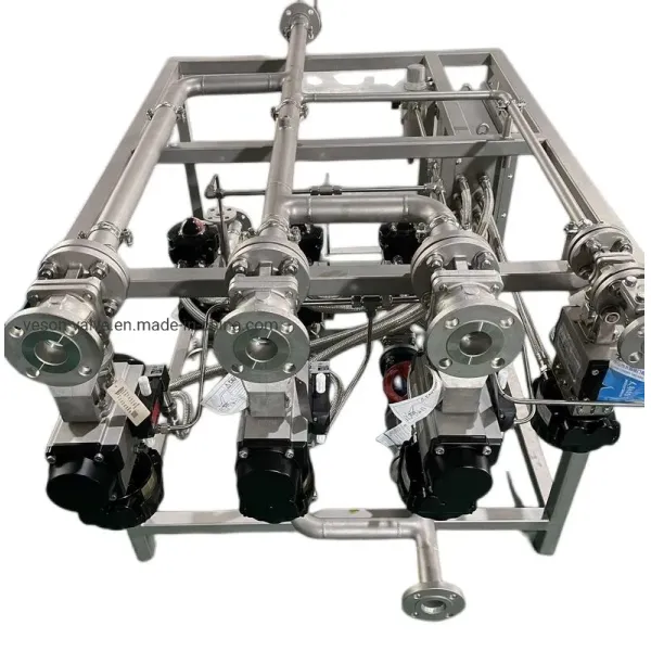 Floating Ball Valve Skid Mounted System with Straight Through Type for Industrial Usage