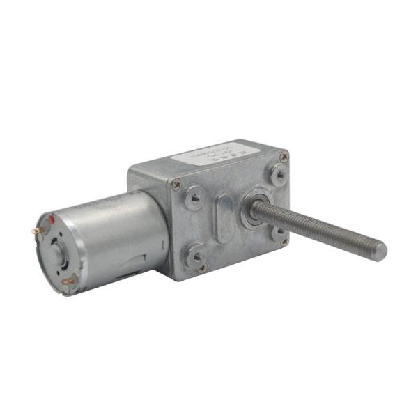 Faradyi Long Shaft 370 Motor with 4632 Worm Gearbox High Torque Electric Motor Drive bldc Worm Gear Dc Motor