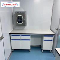 Number of Hooks As Drawing Chemistry Lab Workbench with Stainless Steel