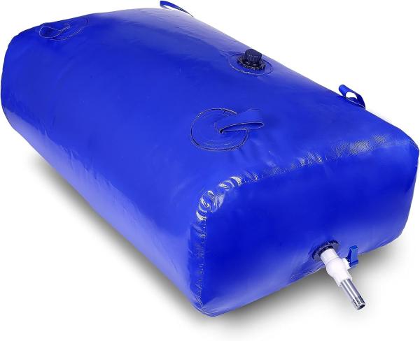 Outdoor Collapsible Flexitank Water Bladder, Water Bag Water Storage Tank Faucet Durable Water Storage Containers