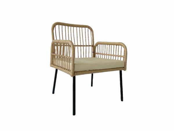 Fabricados com Rattan Frio Cadeiras de Jardim Mesa Elegante Sofá de Café Mobiliário de Exterior