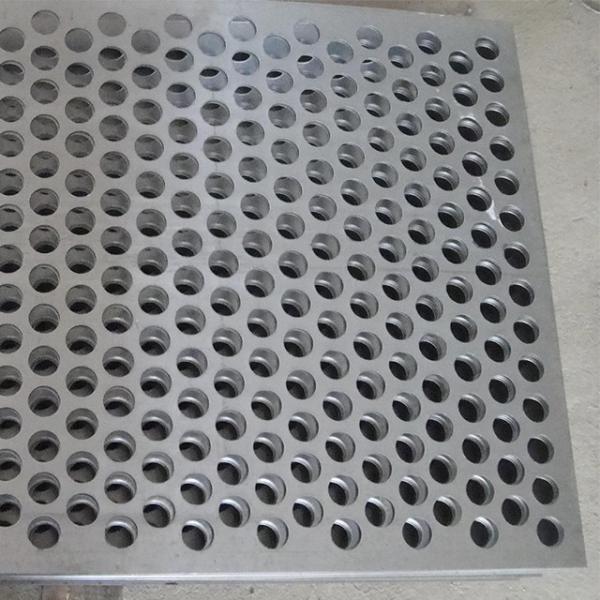 3000mm SS 304 316 Stainless Steel Wire Mesh Round Hole Perforated Sheet Metal