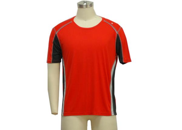 100% Polyester Sports Polo T Shirts For Men , Custom Printed Polo T Shirts