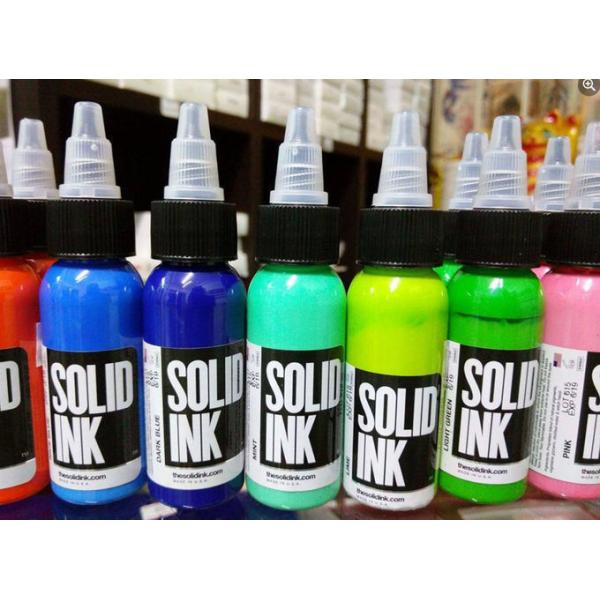 Tattoo Ink Colors Solid Ink 30ml 60ml 90ml 120ml for Tattoo Supply Purchasing Managers