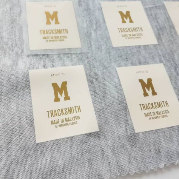 Customized Hot Sale Size Label Adult Clothing Custom Sizes Stickers Heat Transfer  Packaging Labels Roll for Clothes