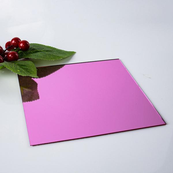Plastic Mirror Acrylic Sheet Mirror Plexiglass 4x8 Gold For Wedding Invitations