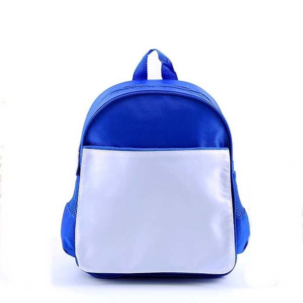 Customized Colored Sublimation Backpack Schoolbag For Kids With Detachable Printing Part