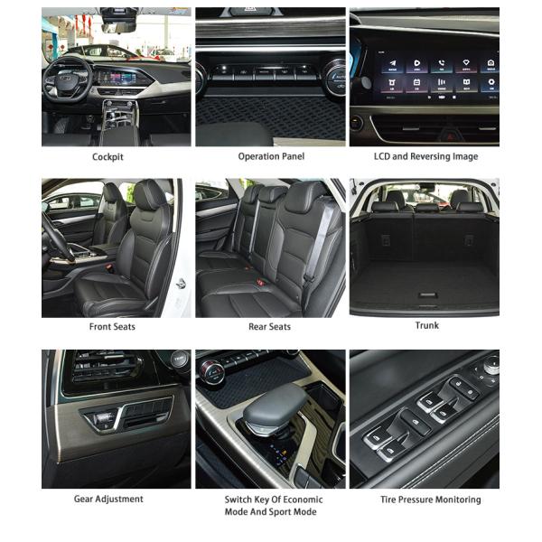 Компактный подержанный автомобиль Geely 110 кВт Дешевые электромобили SUV гибридный