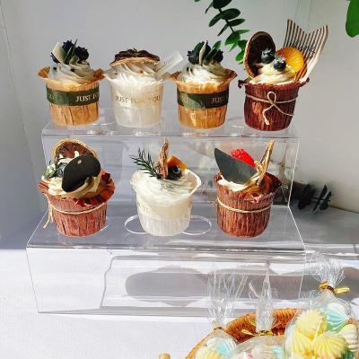 Acrylic Ice Cream Cone Stand Display Holder 1-10 Hole Transparent Acrylic Stand Custom