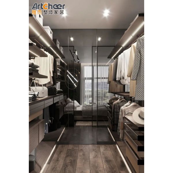 Modern Design Walk-In Wardrobe with Customized Size and Eco-Friendly Material