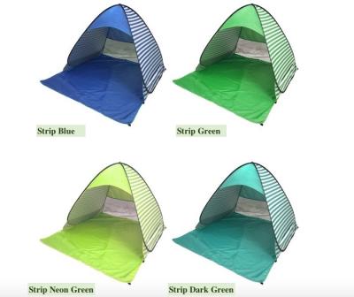 190T Festival Camping Tent Silver Coated Polyester Sunproof Pop Up Canopy 165X200X130cm