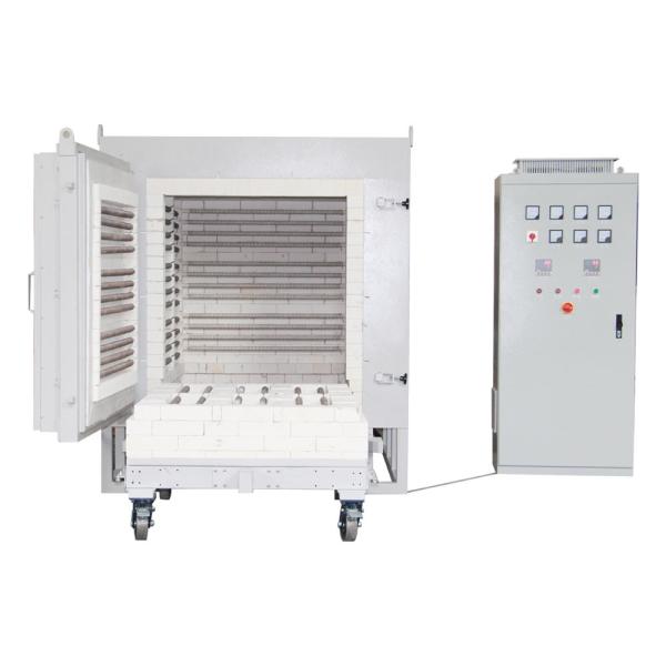 Manual Sliding Bottom Bogie Hearth Furnace With PID Temp Control
