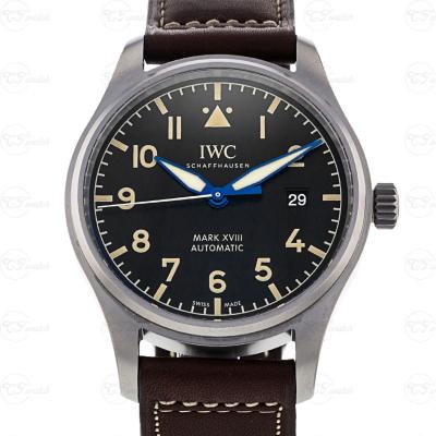 IWC Pilot Mark XVIII Heritage IW327006 Super Clone Black Dial Brown Numerals 40mm Watch