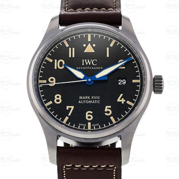 IWC Pilot Mark XVIII Heritage IW327006 Super Clone Black Dial Brown Numerals 40mm Watch