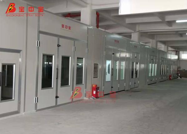 Customized Auto Maintenance Spray Booth Line / Automotive Repair Paint Line