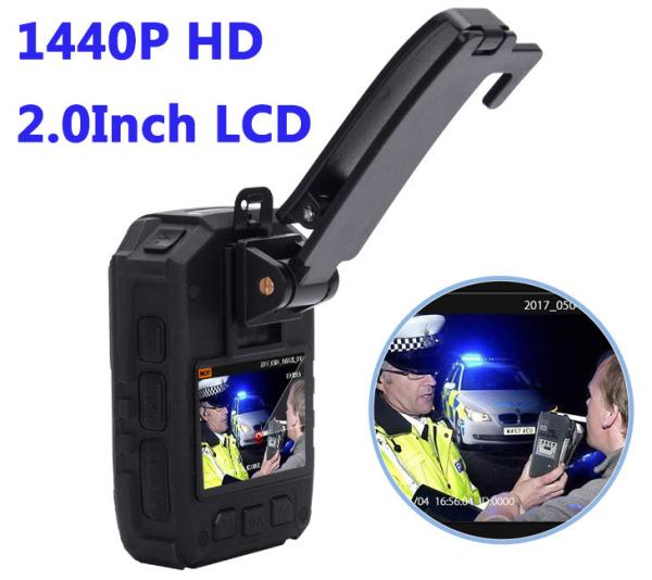Full HD 1440P Waterproof  Police 4G Wearable Video Camera With GPS WIFI