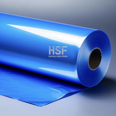 Liberação revestida de silicone MOPP azul opaco de 70 μm, para embalagens alimentares, laminação, fita, rótulos, aplicações industriais