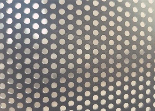 Stain Black Decorative Perforated Aluminum Sheet 1.6mm - 2mm Thickness