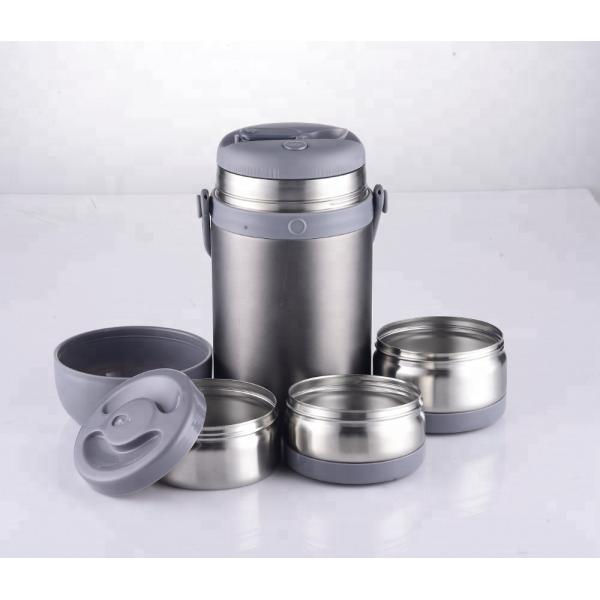 Vacuum Insulated Stainless Steel Food Jar / Thermos Food Containers 1800ml