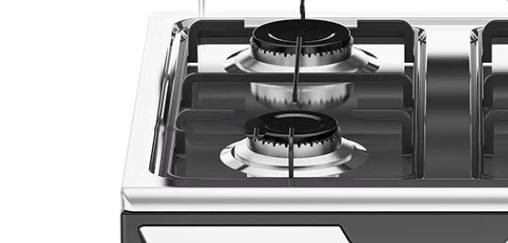 Estufa de gas de cuatro quemadores para cocinar en el hogar, 1500W, estufa de gas de 4 quemadores con GLP