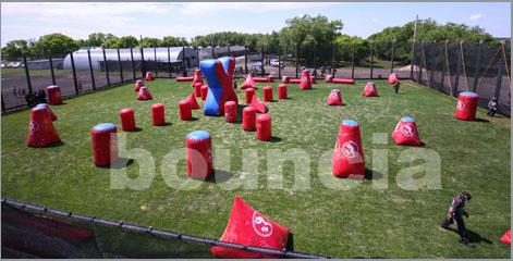45 pcs Paintball Bunker Range for Outdoor Sports