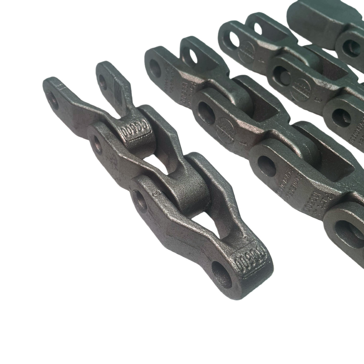 Cast Steel Scraper Flights & Chain Parts For High-Wear Coal Conveyors