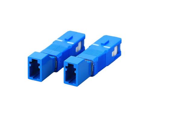 Hybrid Fiber Optic Adapter Singlemode Simplex / Duplex LC To SC Male Adapter