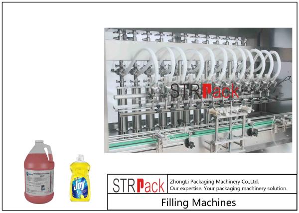 16 Nozzles Household Chemicals Volumetric Piston Filler SUS316
