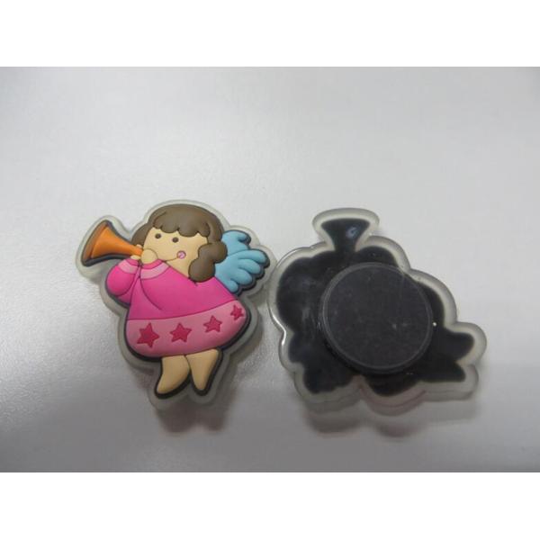 Flexible 3D Boys Girls Angel Shape PVC Fridge Magnet Sticker With Cheap Wholesale Price, For Home Decoration