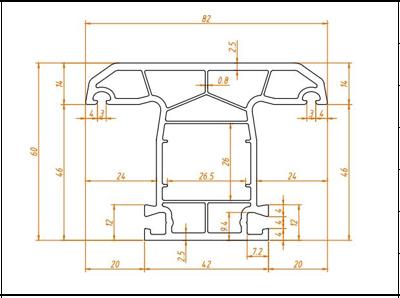 Customizable UPVC Extrusion Moulding for Window Customizable Design Solution