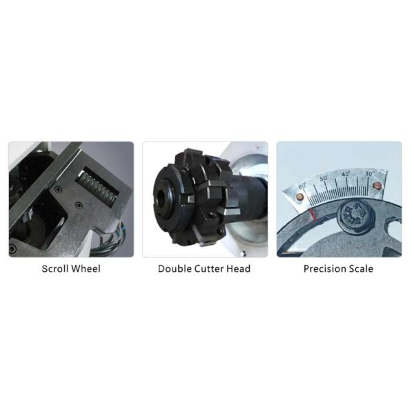High Efficiency Plate Beveling Machine 1.1KW 2870r/Min