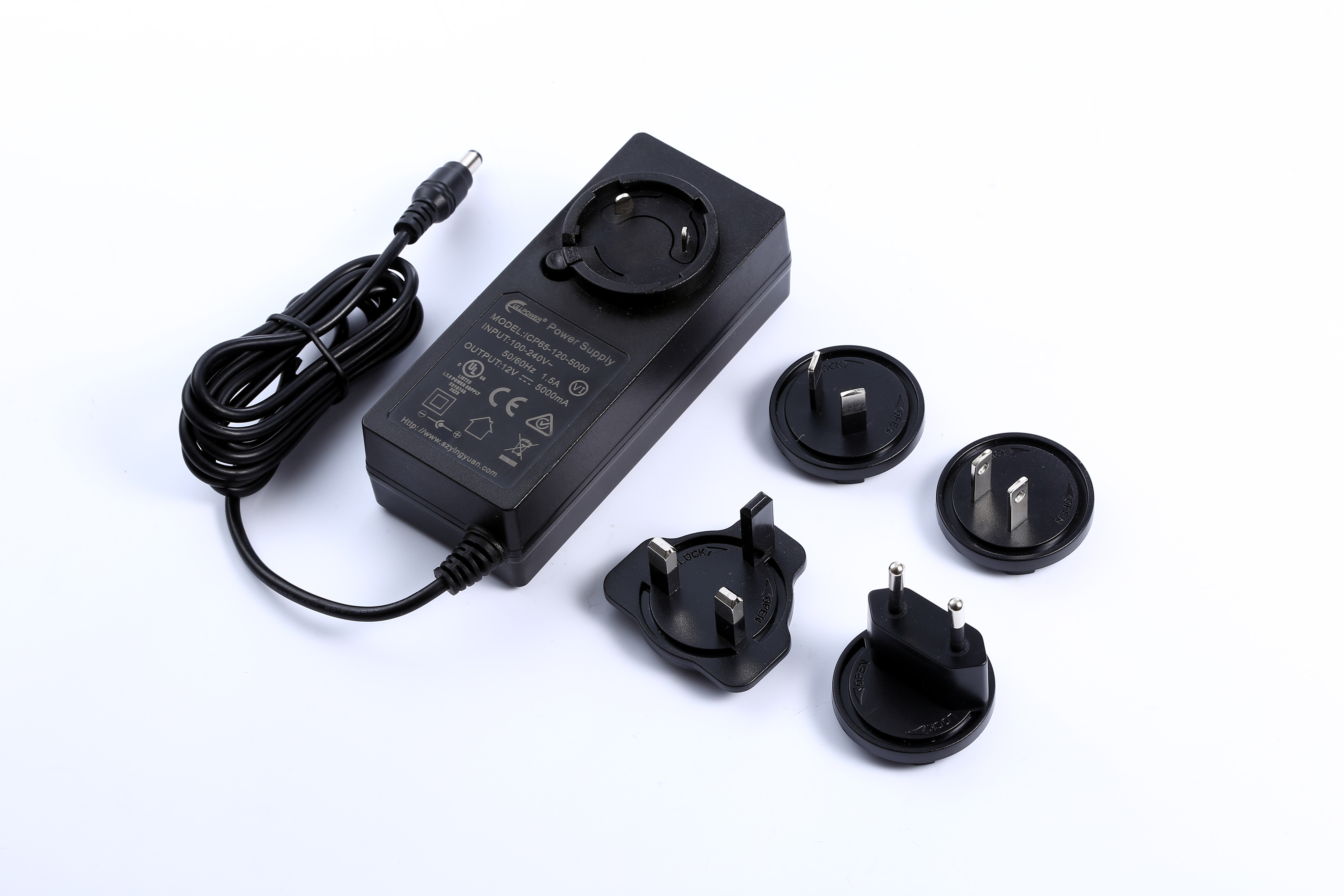 60W 24 ЛАНИ CE UKCA UL переходника штепсельной вилки DC AC переходника 9V силы ВПТ VI