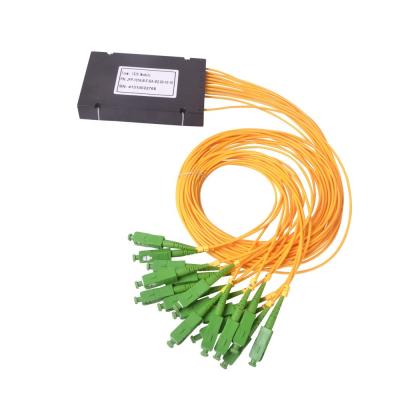 Durable Fiber Optic Splitter Box ABS Type , 2.0mm Passive Fiber Optic Splitter 1x16