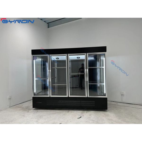 White Flower Display Cooler Floral Refrigeration Units Customized