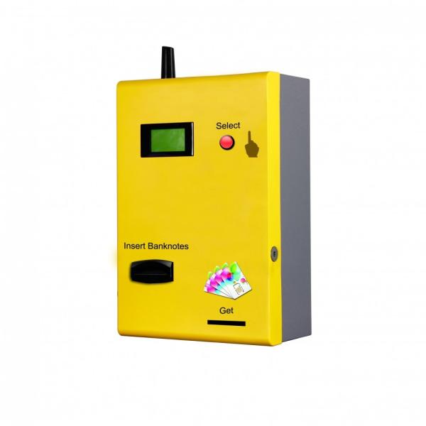 Card Vending Machine with Banknote Acceptor