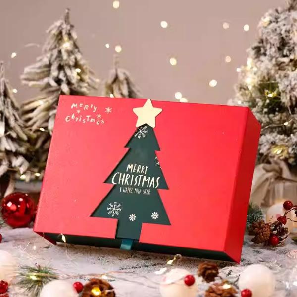 Customized Christmas Atmosphere Christmas Tree Element Gift Box