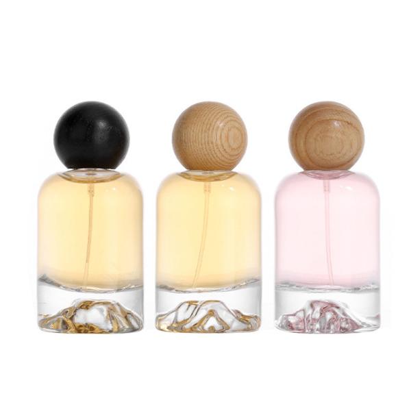 Custom Crystal 30ml 50ml  Glass Perfume Bottles | Luxury Hand-polished Gold-stamped Logo | B2B Wholesale