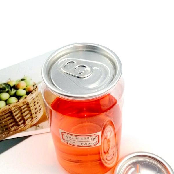 Food Grade Wear Resistant Plastic Beverage Jar 355ml For Soft Drinks