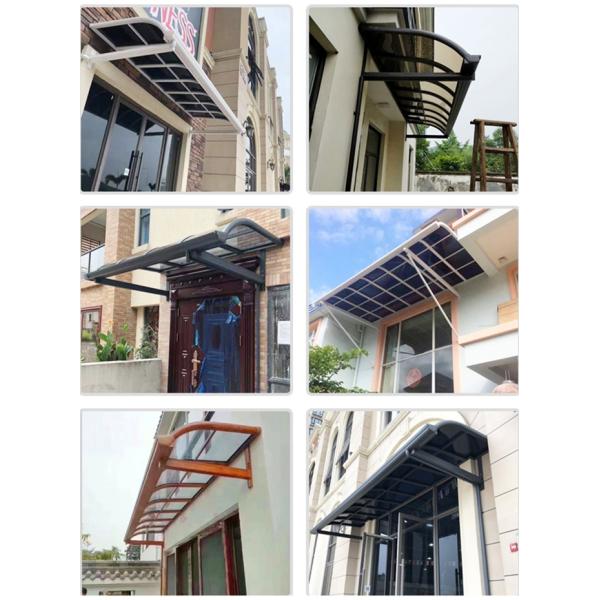 Anti Typhoon Aluminum Awning Canopy Alloy Waterproof Sound Insulation Panel