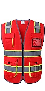 Luminous Generation of Driving Reflective Vest 160g Construction Reflective Traffic Road Working Jackets Safety Vest