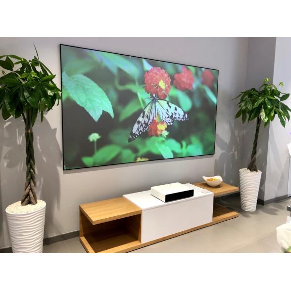 Анти- светлое кино дома черного алмаза экрана проекции фиксированной рамки 120 дюймов