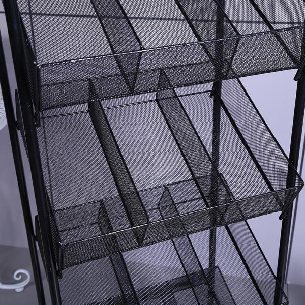 Light Weight Wire Display Rack Wire Wooden Storage Racks With Wheels