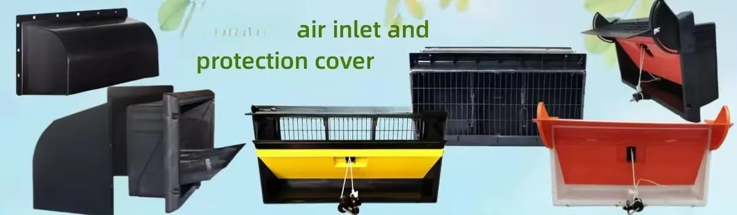 Auto Control Ventilation System Air Inlet Window Low Air Leakage For Poultry Farm