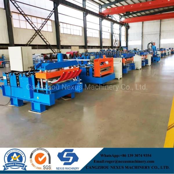                  Corrugated Roofing Sheet Curving Bullnosing Machine From China             