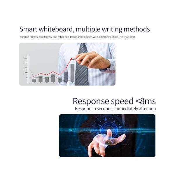 Solución educativa de 105 pulgadas de la conferencia interactiva negra blanca ultra amplia de Whiteboard