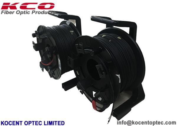 TPU MPO Outdoor Fiber Optic Patch Cable Drum Reel CPRI Armored UV Resistant