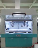 1100 mm * 410 mm * 1100 mm Machine automatique de revêtement par pulvérisation avec 1,0-1,5 mm de diamètre du pistolet à pulvérisation